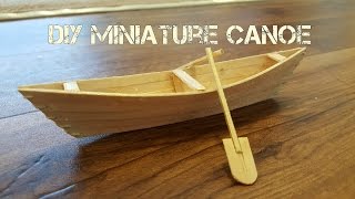 DIY Miniature Canoe