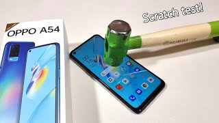 Oppo A54 Screen Scratch Test