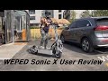 Electric Scooter WEPED Sonic X User Review 소닉엑스 몸짱지존 리뷰