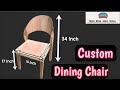 Dining Chair || Make to Round Shape Dining Chair At Home || #dining @TejasBhaiSofaWala