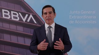 BBVA Chair statement at the Extraordinary Shareholders’ Meeting