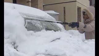 「今年は楽だと思ったら…起きてびっくり！」降雪7センチの札幌市は久しぶりの雪で朝から“雪かき” 低気圧の影響で北海道の北部と南部で風が強く吹雪や地吹雪 高速道路が3区間で通行止めに