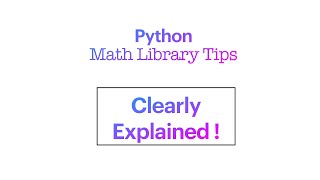 Math_Library_Python: #Math #Python #Pycharm