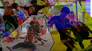 Funny martial arts dance performances at funerals