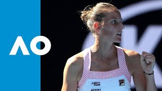 Garbiñe Muguruza v Karolina Pliskova match highlights (4R) | Australian Open 2019