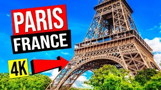 PARIS - FRANCE City Tour in 4K (Best places and attractions to see in Paris in 4K)