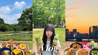 [VLOG] 일본 후쿠오카 3박4일 여행 브이로그🇯🇵 2편 | 오호리공원🌿 | 에비스야 우동 | 20만원 분실😱 | 스시🍣 | 이자카야 추천 | 캐널시티⛲️ | 돈키호테 | 규카츠