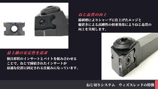 【ステンレス・難削材のねじ切り加工改善に最適】ウィズスレッド