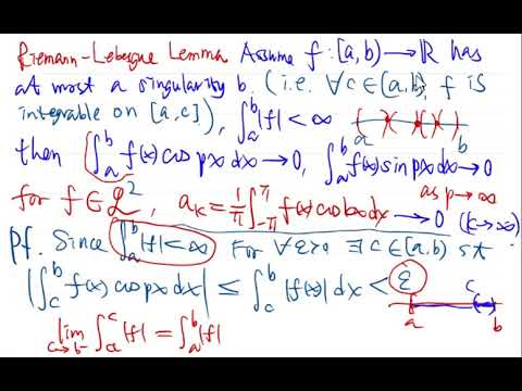 184 Riemann Lebesgue Lemma - YouTube