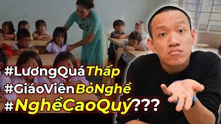 Lương quá THẤP, giáo viên BỎ VIỆC - Giáo dục và tương lai của chúng ta sẽ ĐI VỀ ĐÂU?| Nguyễn Hữu Trí