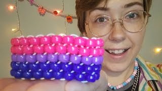 Bi Pride Kandi Cuff Tutorial