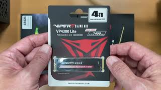 Unbox Técnico Patriot Viper VP4300 Lite M.2 PCIe Gen4 x4 4TB SSD