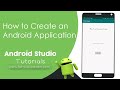 Create first android app in Android Studio for beginners
