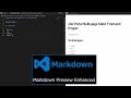 ⚙️Markdown Preview Enhanced (VS Code Setup)