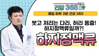 [건강365] 붓고 저리는 다리, 허리 통증! 하지정맥류일까? 하지정맥류 (박종현 외과 전문의/ 051-330-3000)