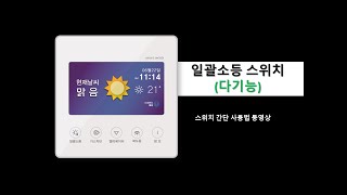 (다기능) 일괄소등 스위치 간단 사용법