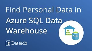 Find personal data in Azure SQL Data Warehouse (PII, GDPR) – Dataedo tutorial