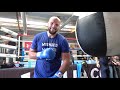 dmitry bivol u0026 sergey kuzmin working out esnews boxing