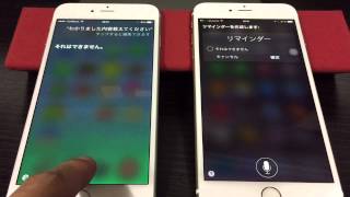 iPhone 6 Plus の Siri 同士で会話してもらったら予想外の結末にww