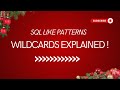 SQL Tricks | SQL LIKE Patterns: Wildcards Made Easy!