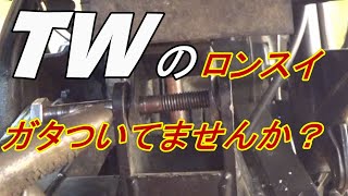 【TW225】TWのロンスイ・駆動系整備動画