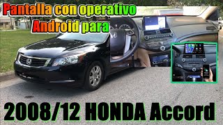 Radio pantalla  para HONDA ACCORD LX 2008/12