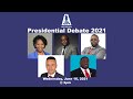 JTA Presidential Debate 2021