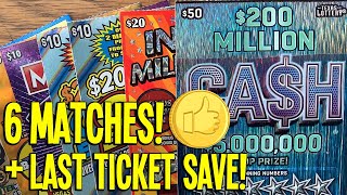 6 MATCHES + LAST TICKET SAVE! 💰 $135/TICKETS $50 Ticket + $20 Instant Millionaire 🔴 Fixin To Scratch