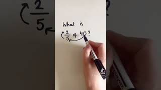 Fraction of an amount