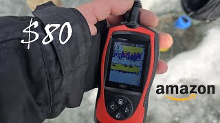 $80 Amazon Fish Finder Review. LUCKY Portable Fish Finder #fishinglife  #fishing #icefishing