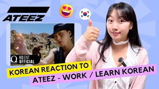 LEARN KOREAN LANGUAGE WITH ATEEZ - WORK / CHERRY