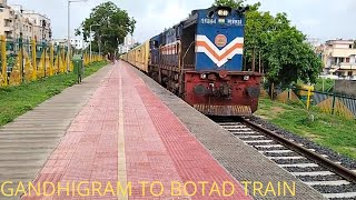 GANDHIGRAM TO BOTAD TRAIN in Vastrapur railway station.  Indian Railways 🚉🚉