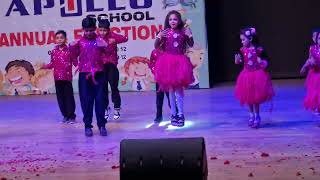 Guggu Da performing dance at tagore hall  7th annual function of Apollo School