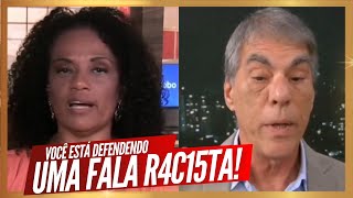 QUEBRA-PAU AO VIVO NA GLOBONEWS com comentarista BABANDO OVO para Trump E LEVANDO LAPADA SECA!