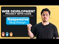 Killer Responsive Blog Template Step By Step From Scratch (Pure HTML, CSS & JavaScript)
