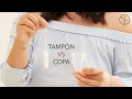 TAMPÓN VS COPA MENSTRUAL: ¿QUÉ PASA SI LOS SUMERGES?