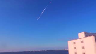 SpaceX Falcon Heavy Launch  Fixed Camera