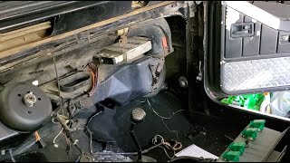 1987 Jeep Wrangler YJ Heater Core and Blower Motor Replacement: Part 1