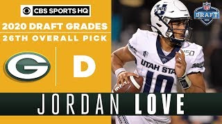 Packers SHOCK EVERYONE by selecting Jordan Love 26th overall | 2020 NFL Draft | CBS Sports HQ