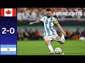 Argentina vs Canada Match 2-0 Highlights & All Goals 2024