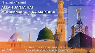 Allah Janta Hai Mohammad ka Martaba [Slowed + Reverb] SILENT