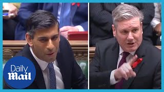 'Labour will lend him the votes': Keir Starmer patronises Rishi Sunak in PMQs