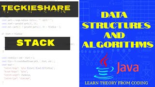 Data Structures and Algorithms | Stack | Java | TeckieShare