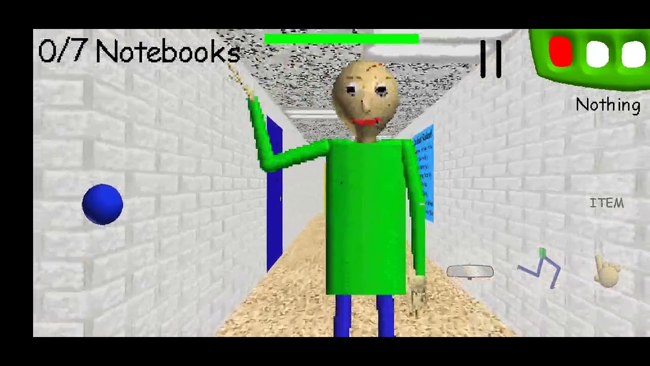 Baldis Basics Gameplay Youtube