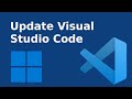 How to update visual studio code to latest version in Windows 11 [2023]