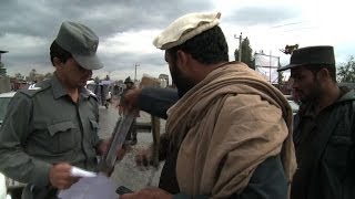 Afghan police step up security ahead of elections