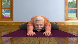 Yoga with Modi : Shashankasana English