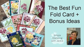 The Best Fun Fold Card You Can Make with the Fine Art Floral + Class Sneak Peek