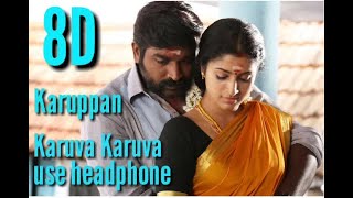 Karuppan Karuva Karuva Tamil 8D Song Vijay Sethupathi  Muzic Masa