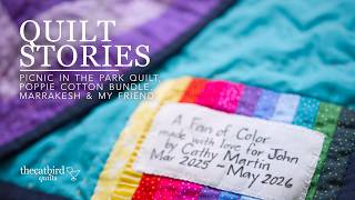 Picnic In The Park Quilt, Log Cabin, Marrakesh & First Hand Quilting - My Friend John's Quilt